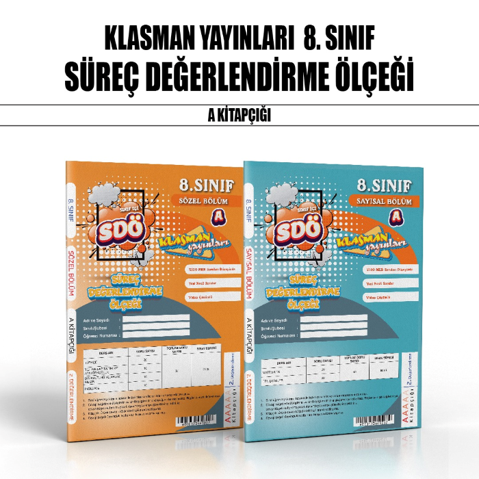 KLASMAN 08.SINIF SÜREÇ DEĞ(SDÖ) SAY/SÖZ 2-A -24-25